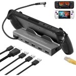 Station daccueil 6 en 1 pour steam deck - suteo - hdmi 2. 0 4k @ 60hz - gigabit ethernet 1000 mbps - ...