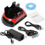 Station daccueil hdd double usb 2. 0 pour disque dur sata ide 2. 5 3. 5 avec lecteur de carte - ac352 ...