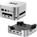 Station daccueil mac mini m4 avec bo�tier ssd - suteo - double baie ssd nvme - hdmi 4k60hz - 4 x usb ...