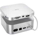 Station daccueil pour mac mini - suteo - mac mini m4 / m4 pro 2024 - hub usb c - port dp 4k@60hz - minidp ...