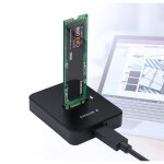 Station daccueil usb type - c - cablexpert - m. 2 sata & nvme ssd - noir - compatible avec disques durs ...