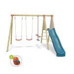 Station de jeux en bois 230 m topwood olvi 2 - 6 enfants