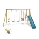 Station de jeux bois 230 m topwood xolti 2 - 8 enfants