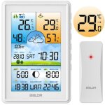 Station m�t�o sans fil - baldr - �cran couleur lcd - synchronisation dcf77 - pr�visions 12 - 24h