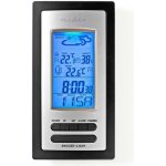 Station mto - haute qualit - noir - alarme - hygromtre - capteur extrieur sans fil