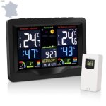 Station mto numrique connect sans fil thermometre exterieur hygromtre tendance prvision capteur ...