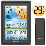 Station m�t�o sans fil - baldr - �cran couleur lcd - synchronisation dcf77 - pr�visions 12 - 24h