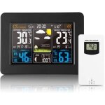 Station météo sans fil horloge de météo colorée numérique avec capteur extérieur Station météo sans fil horloge de météo colorée numérique avec capteur extérieur