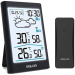 Station m�t�o sans fil - mich - thermom�tre hygrom�tre barom�tre - int�rieur et ext�rieur - �cran haute ...