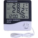 Station météo - thermomètre digital - sonde extérieure - hygromètre - température et humidité Station météo - thermomètre digital - sonde extérieure - hygromètre - température et humidité