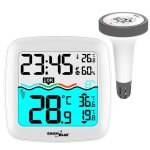 Station météo avec thermomètre de piscine - greenblue - gb216 - capteur flottant - portée 60m - horloge ... Station météo avec thermomètre de piscine - greenblue - gb216 - capteur flottant - portée 60m - horloge ...