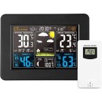 Station m�t�o wifi breeze station m�t�o sans fil avec capteur ext�rieur station m�t�o wifi multifonction ...