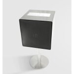 Station musicale dynabass 70w avec subwoofer - piano black - enceinte st�r�o bluetooth et entr�e rca ...