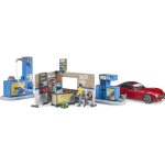 Station service bworld avec vhicule et station de lavage - bruder - 62111
