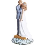 Statue de couple - d�corations de g�teau de mariage - figurines en r�sine - 21x11x11cm - mixte - adulte ...