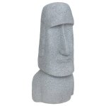Statue d�co ext�rieure moa� h. 82cm magn�sie gris - atmosphera cr�ateur dint�rieur