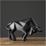 Statue de taureau en rsine pour dcoration dintrieur ou de march porte - bonheur 35 cm