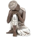 Atmosphera - statuette bouddha - h. 35 cm