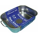 Steel pan plat à four haut - inox - 25 x 19 cm Steel pan plat à four haut - inox - 25 x 19 cm