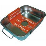 Steel pan plat � four haut - inox - 30 x 22 cm