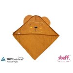 Stefano fashion - sortie de bain - singe - 75x75 cm - coton - brun