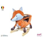 Cheval � bascule - stefano fashion - renard - 1 � 3 ans - sangle de s�curit� - cadre en bois