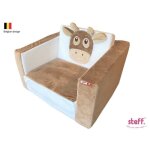 Stefano fashion - swissy - vache - fauteuil dépliable en lit 1 - 3 ans Stefano fashion - swissy - vache - fauteuil dépliable en lit 1 - 3 ans