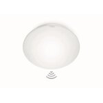 Plafonnier intrieur avec dtecteur de mouvement rs 16 l 60w e27 ip44 - blanc - steinel