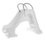 Step2 vero poolside toboggan de piscine en plastique blanc toboggan aquatique avec marches antid�rapantes ...