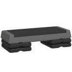 Stepper fitness a�robic - sportnow - 3 niveaux hauteur r�glable 105 / 155 / 205 cm - capacit� 250 kg ...