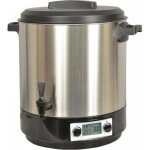 Kitchen chef strilisateur de bocaux lectrique cuve inox avec cran lcd robinet et minuteur 31l 2000w ...