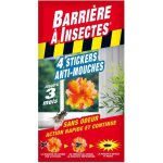 Stickers anti - mouches vitres - barriere a insectes - pack de 4 stickers - efficacit 3 mois