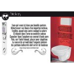 Stickers citation toilettes