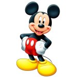 Stickers - mickey - 110 cm - vinyle - dcoration murale - enfant