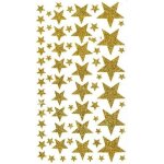 Stickers toiles  paillettes dores