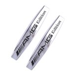 Accessoires extérieurs - amg - stickers fender en métal 3d - noir - décalques - emblèmes Accessoires extérieurs - amg - stickers fender en métal 3d - noir - décalques - emblèmes