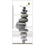 Sticker frigo - non sp�cifi� - fleur galet - 70x170cm - vinyl - d�coratif