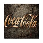 Sticker - coca cola - lave vaisselle - 60x60cm - vinyle - couleurs vives