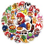 Stickers mario 50pcs / lot autocollant luigi jeu video enfant d�coration loisir cr�atif anniversaire ...