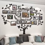 Sticker mural 3d arbre diy d�coration murale chambre et salon cadre photo
