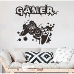 Stickers muraux ado gamer autocollants décoratifs citation contrôleur jeux grafitti sticker mural chambre ... Stickers muraux ado gamer autocollants décoratifs citation contrôleur jeux grafitti sticker mural chambre ...