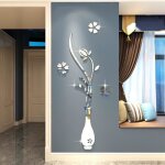 Stickers murauxannefly stickers muraux stroscopiques vase 60x120cm stickers muraux dcoratifs chambre ...