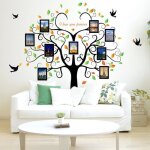 Stickers muraux autocollant mural amovible cadre photo en forme de c?ur pour sofa salon salle � manger ...