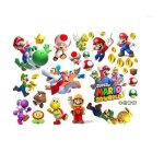 Stickers mural mario world