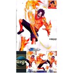 Sticker mural one piece portgas d. ace ? effet flammes ? 60 x 90 cm