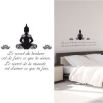 Stickers muraux zen citation