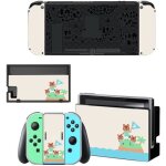 Sticker skin console animal crossing pour manette nintendo switch - verison 1