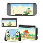 Sticker skin console animal crossing pour manette nintendo switch - verison 3
