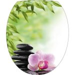 Sticker wc sticker pour abattant de wc galets fleur Sticker wc sticker pour abattant de wc galets fleur