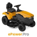 Stiga stiga 398e tornado tracteur de pelouse 56 v 98 cm ? batteries modulaires epower pro (non incl. ...